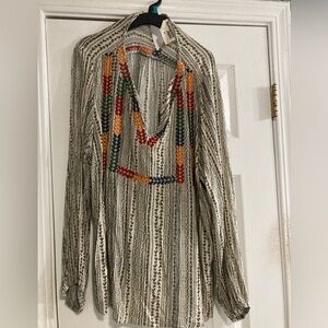 Savanna Jane Multicolor Embroidered Women's Top